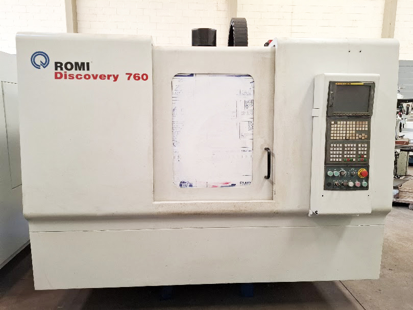 Centro de usinagem Romi Discovery 760 ano 2003 comando Fanuc Centro de usinagem Romi Discovery 760 ano 2003 comando Fanuc