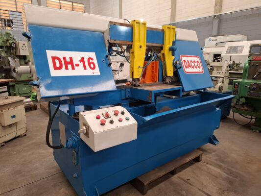Serra de fita simi-automatica marca Dacco modelo DH-16 com capacidade Ø400mm