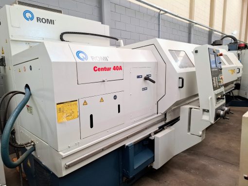 Torno CNC Romi Centur 40A ano 2013 comando Siemens Ø685x3000mm