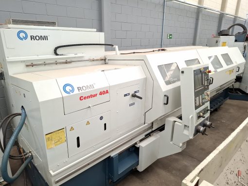 Torno CNC Romi Centur 40A ano 2013 comando Siemens Ø685x3000mm