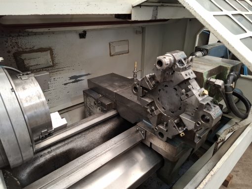 Torno CNC Romi Centur 30D ano 2001 comando Mach9 em ótimo estado.