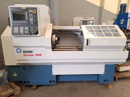 Torno CNC Romi Centur 30D - REFORMADO - Ano 2008 - Siemens