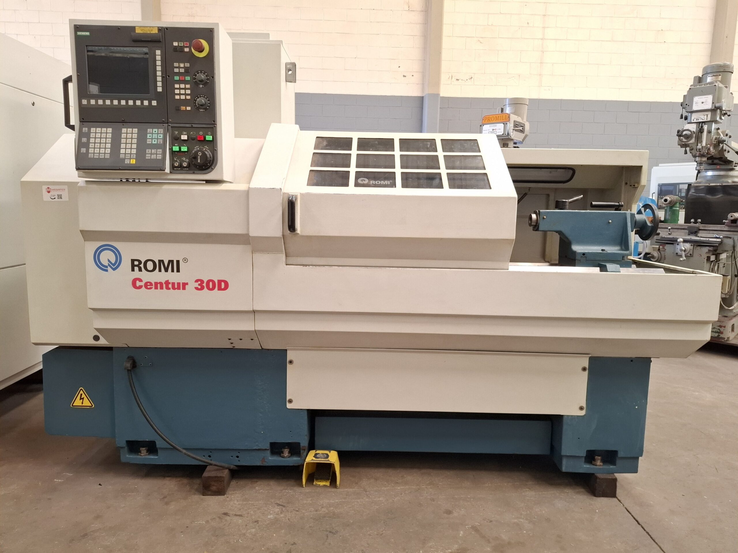 Torno CNC Romi Centur 30D ano 2008 Reformado Torno CNC Romi Centur 30D ano 2008 Reformado