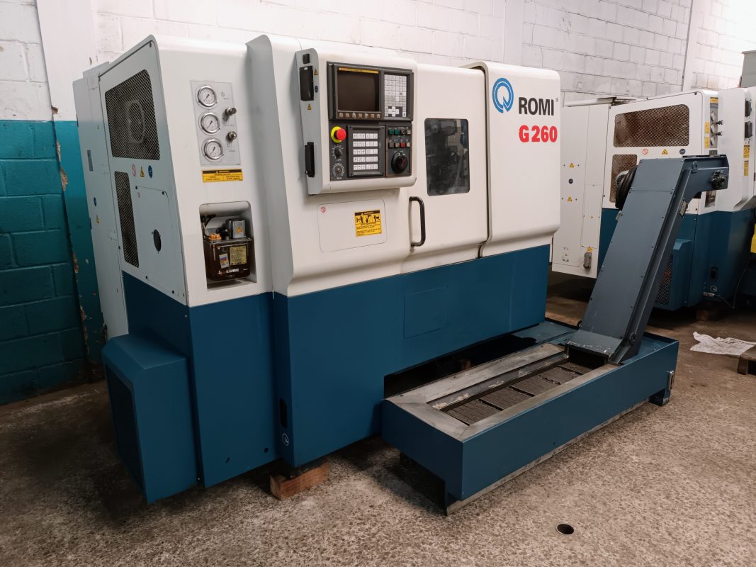 Torno CNC Romi G-260 – Megafer Máquinas