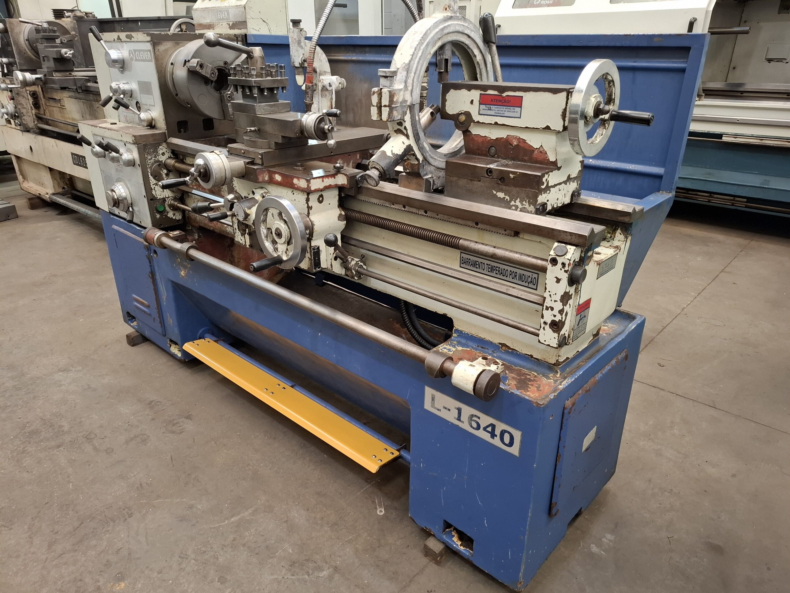 Torno Mecânico marca Clever modelo L1640 Torno Mecânico marca Clever modelo L1640